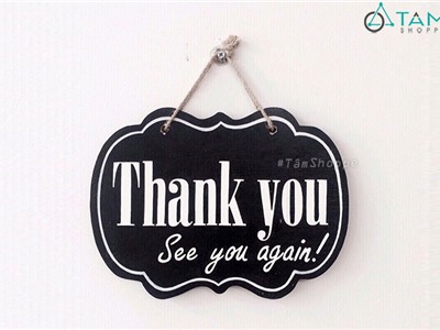 Bảng treo 2 mặt WELCOME / THANK YOU
